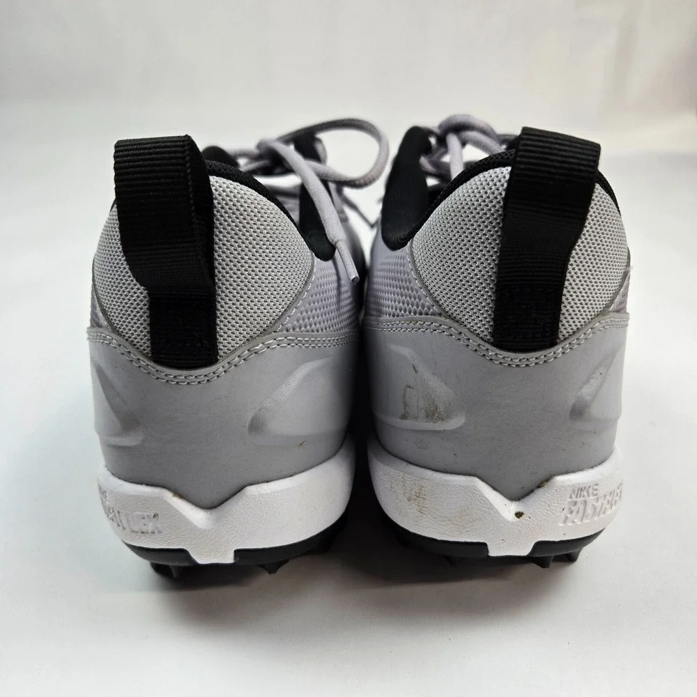 Nike Force Trout‎ 9 Keystone Grey White Cleats Mens Size 12 FB9728-002